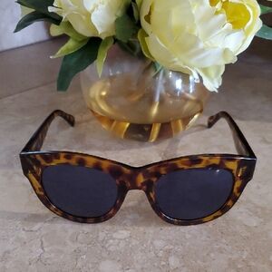 Dblanc Italy Psychedelic Solution Leopard Tort Sunglasses